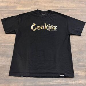 Cookies Berner SF Original Thin Mint Cannabis 420 Logo Tee Shirt Black Size XL